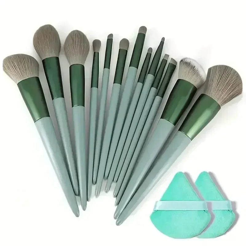 Set de pinceaux maquillage professionnel – 13 à 16 pièces