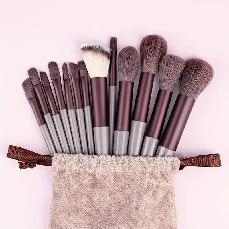 Set de pinceaux maquillage professionnel – 13 à 16 pièces