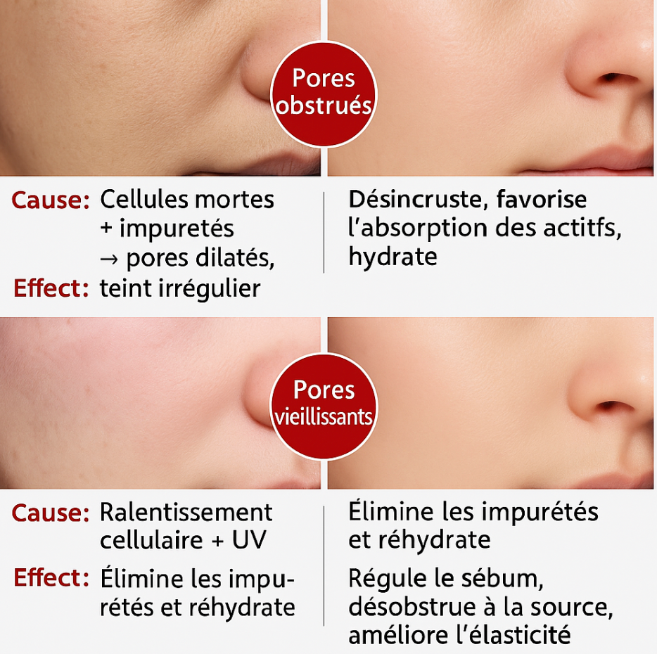 Sérum Éclat & Pores — Rétinol + Niacinamide (10 ml)