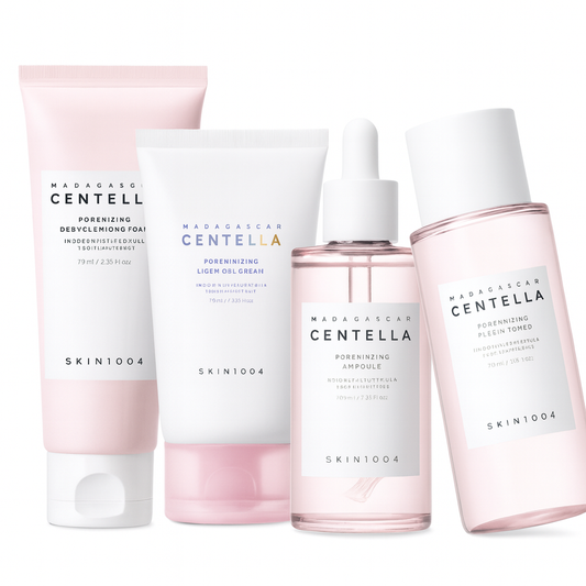 Coffret Centella Pink Salt – Nettoyant, sérum & hydratation