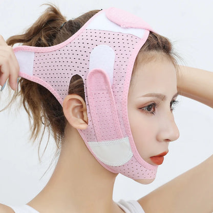 Masque V-Lift visage – Réducteur de double menton & anti-rides