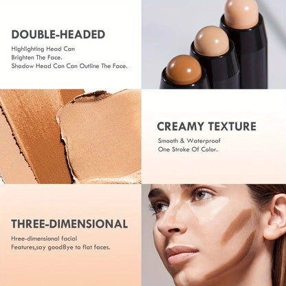 Stick contouring double embout – Correcteur & enlumineur
