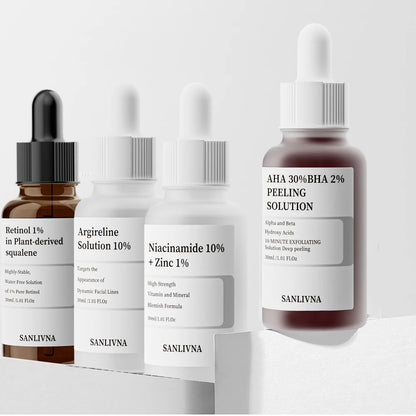 TRIO: Acide hyaluronique 30%+ Acide salicylique 2% + Hexapeptide 10%
