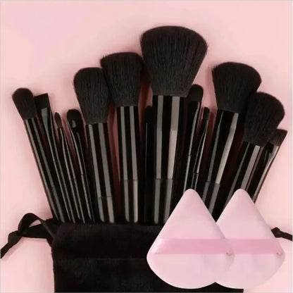 Set de pinceaux maquillage professionnel – 13 à 16 pièces