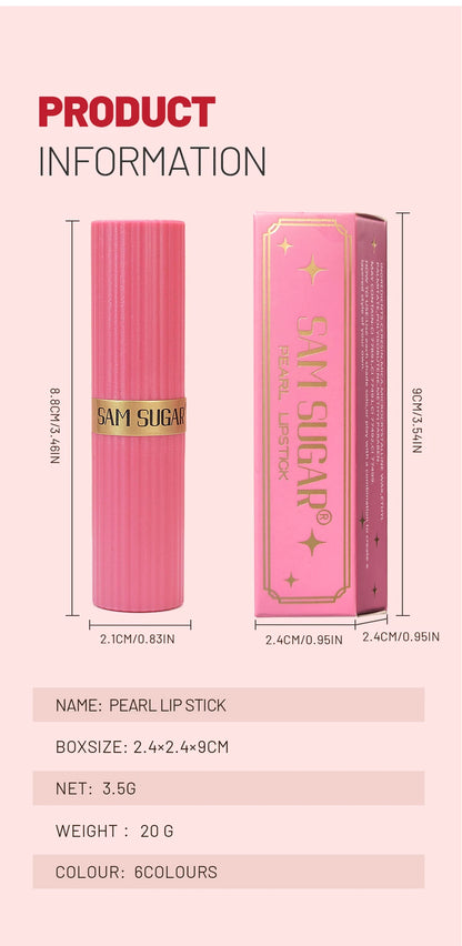 Rouge à lèvres effet diamant nacré