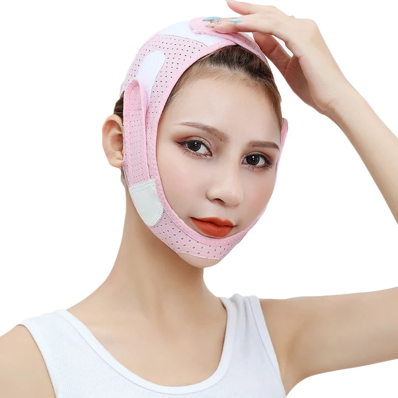 Masque V-Lift visage – Réducteur de double menton & anti-rides