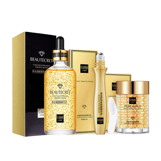 Coffret Anti-Âge 24K Gold – Sérum & Crème Yeux