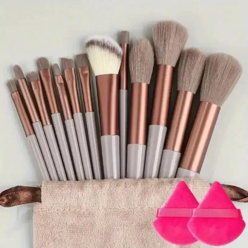 Set de pinceaux maquillage professionnel – 13 à 16 pièces