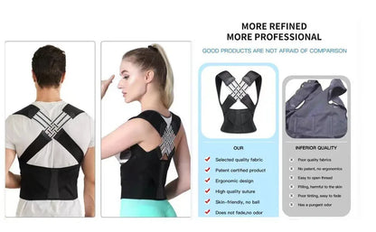 Ceinture correctrice de posture – Dos & épaules