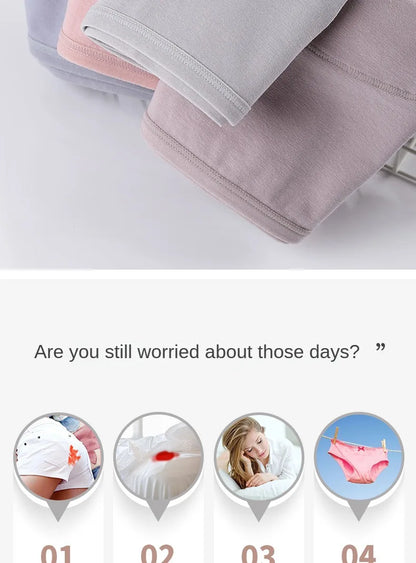 Culottes menstruelles coton – Grande absorption & anti-fuites