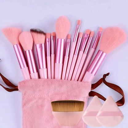 Set de pinceaux maquillage professionnel – 13 à 16 pièces