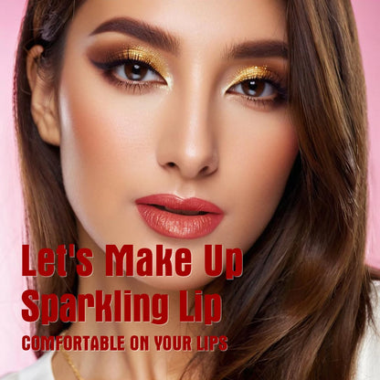 Rouge à lèvres effet diamant nacré