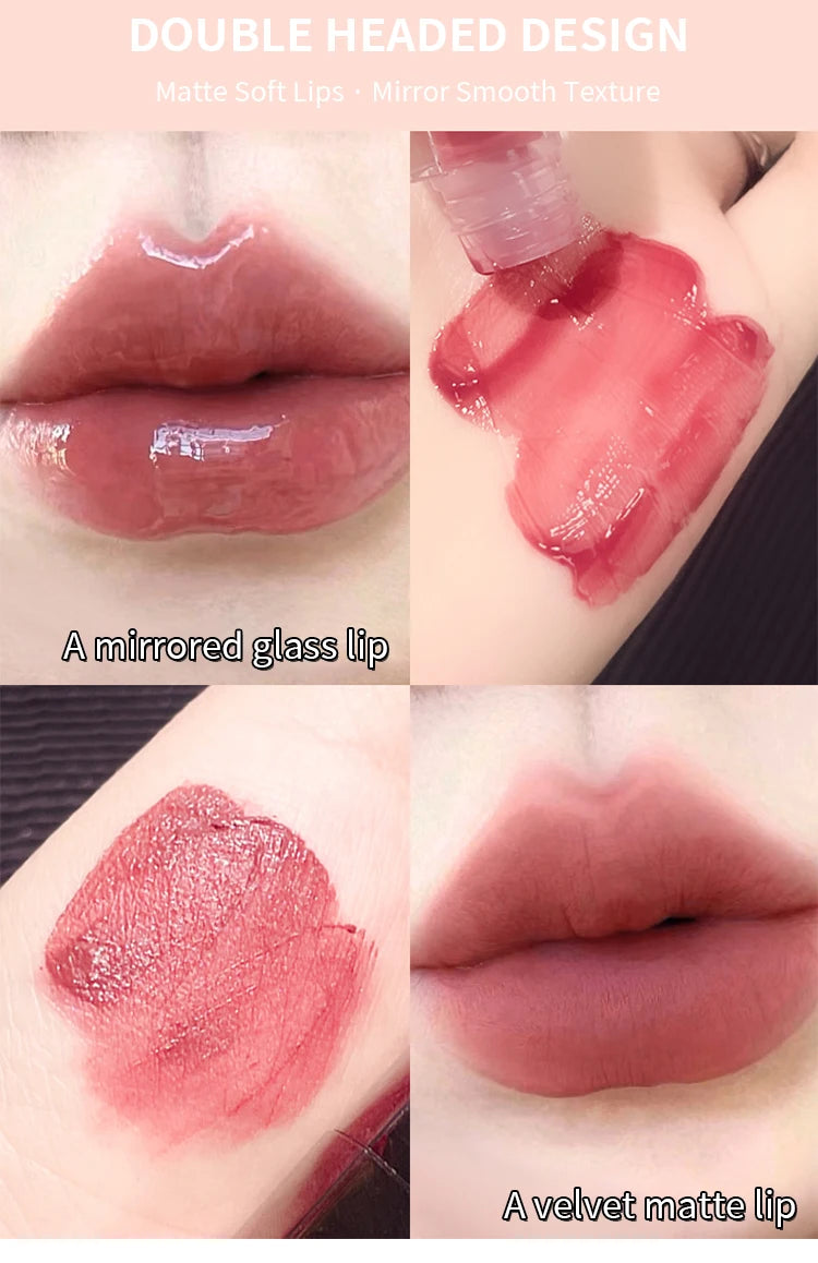 Gloss brillant & mat velours double embout