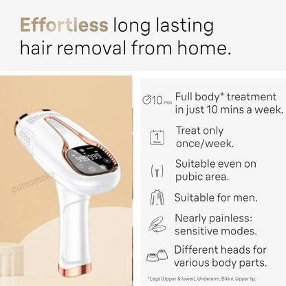 Épilateur laser IPL permanent,