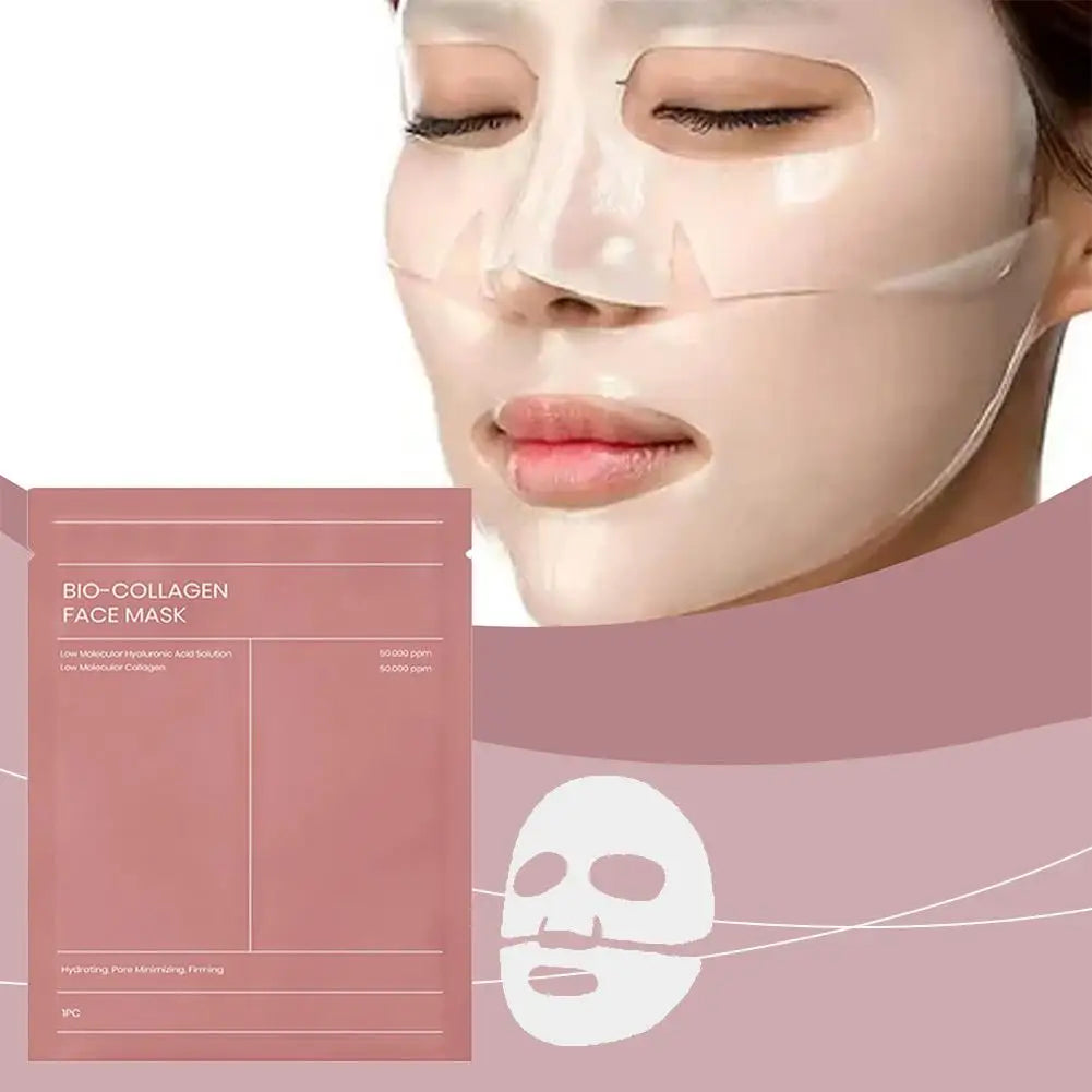 Masques visage bio-collagène – Hydratation & éclat (5 ou 10 pcs)