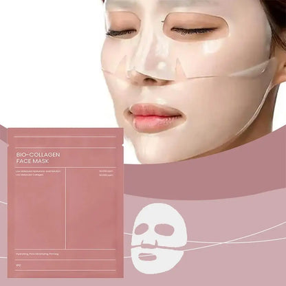 Masques visage bio-collagène – Hydratation & éclat (5 ou 10 pcs)