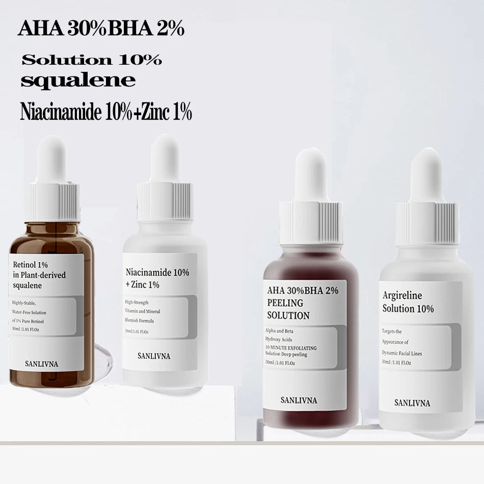 TRIO: Acide hyaluronique 30%+ Acide salicylique 2% + Hexapeptide 10%