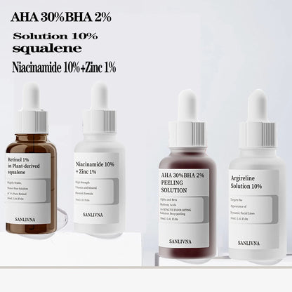 TRIO: Acide hyaluronique 30%+ Acide salicylique 2% + Hexapeptide 10%