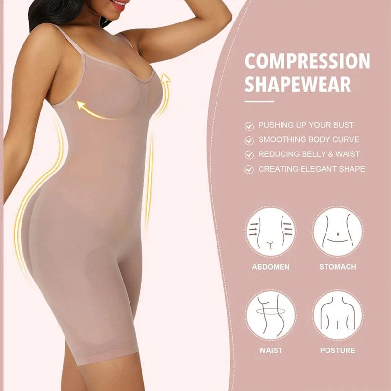 Body Gainant Femme – Taille Haute, Effet Fesse Liftée & Décolleté Sublimé
