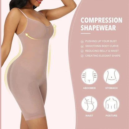 Body Gainant Femme – Taille Haute, Effet Fesse Liftée & Décolleté Sublimé