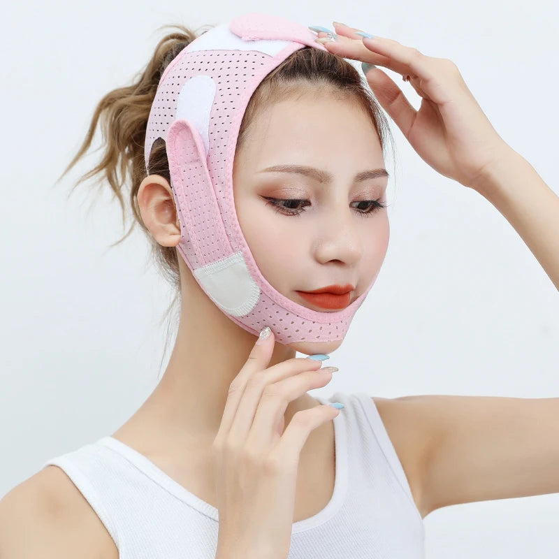 Masque V-Lift visage – Réducteur de double menton & anti-rides