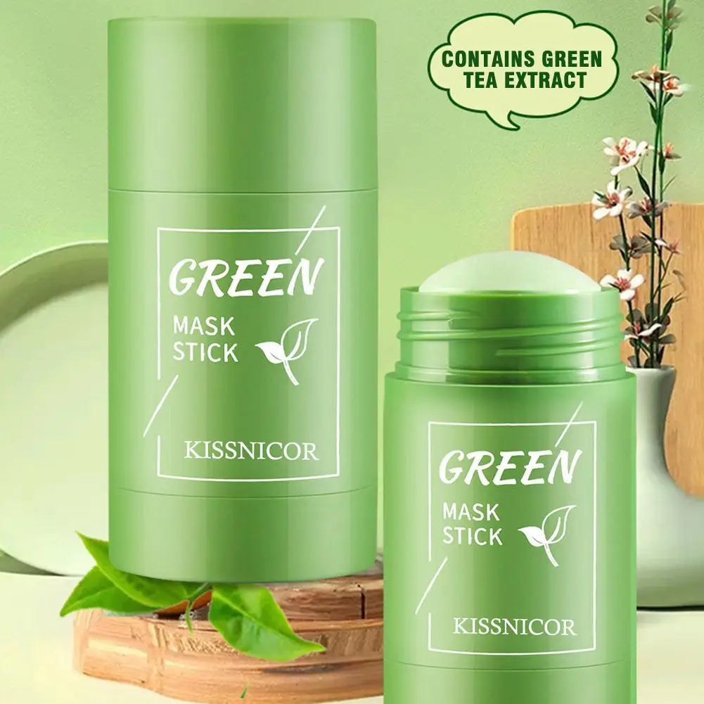 Masque visage thé vert – Nettoyant & hydratant profond