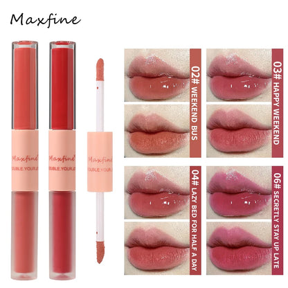 Gloss brillant & mat velours double embout