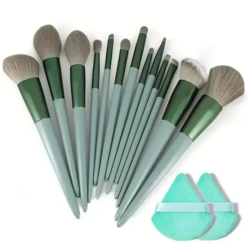 Set de pinceaux maquillage professionnel – 13 à 16 pièces