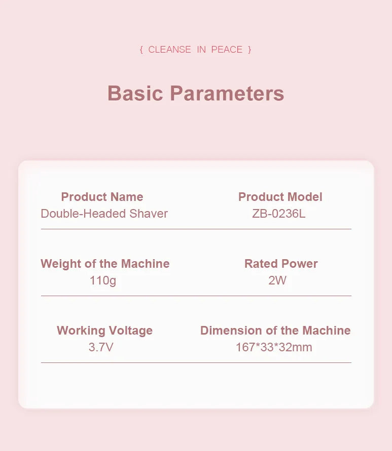 Épilateur électrique rechargeable étanche