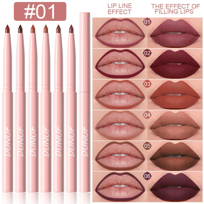 Coffret 6 crayons à lèvres – Longue tenue & waterproof