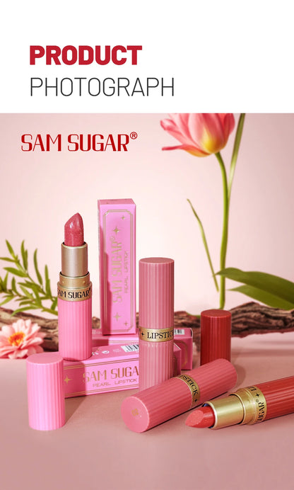 Rouge à lèvres effet diamant nacré