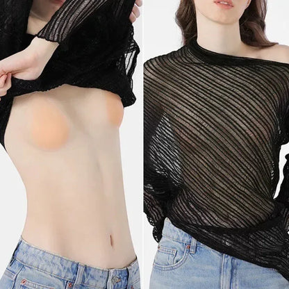 soutien-gorge invisible autocollant en silicone – effet lift immédiat