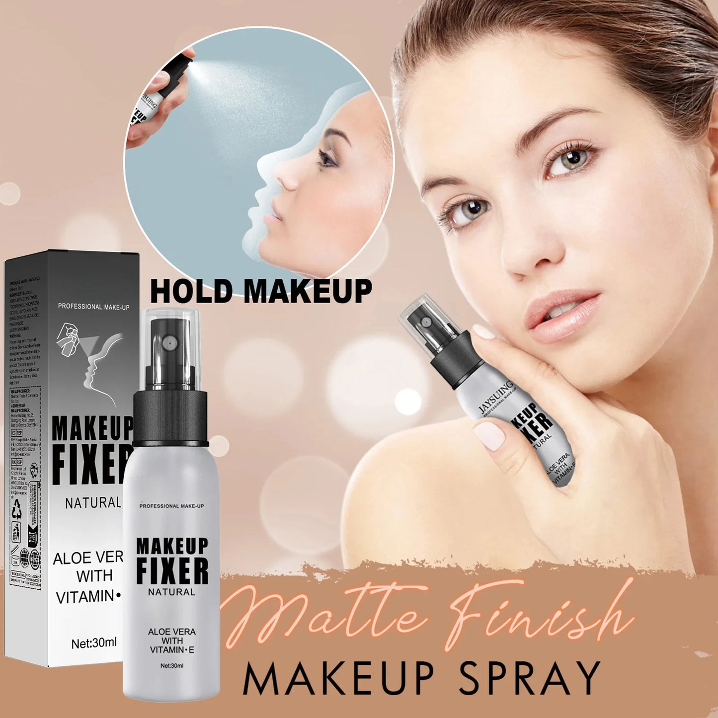 Spray fixateur de maquillage