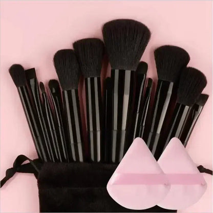 Set de pinceaux maquillage professionnel – 13 à 16 pièces