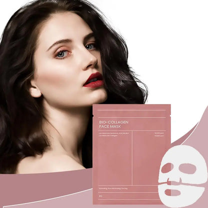 Masques visage bio-collagène – Hydratation & éclat (5 ou 10 pcs)