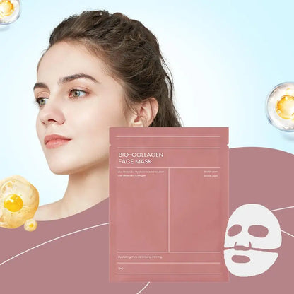 Masques visage bio-collagène – Hydratation & éclat (5 ou 10 pcs)
