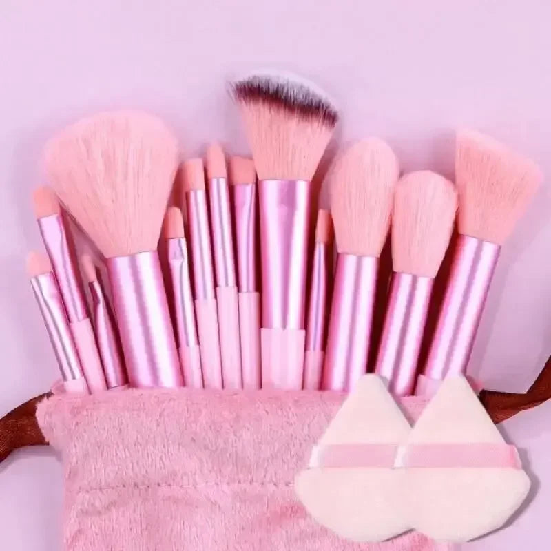 Set de pinceaux maquillage professionnel – 13 à 16 pièces