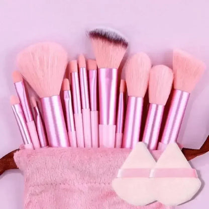 Set de pinceaux maquillage professionnel – 13 à 16 pièces