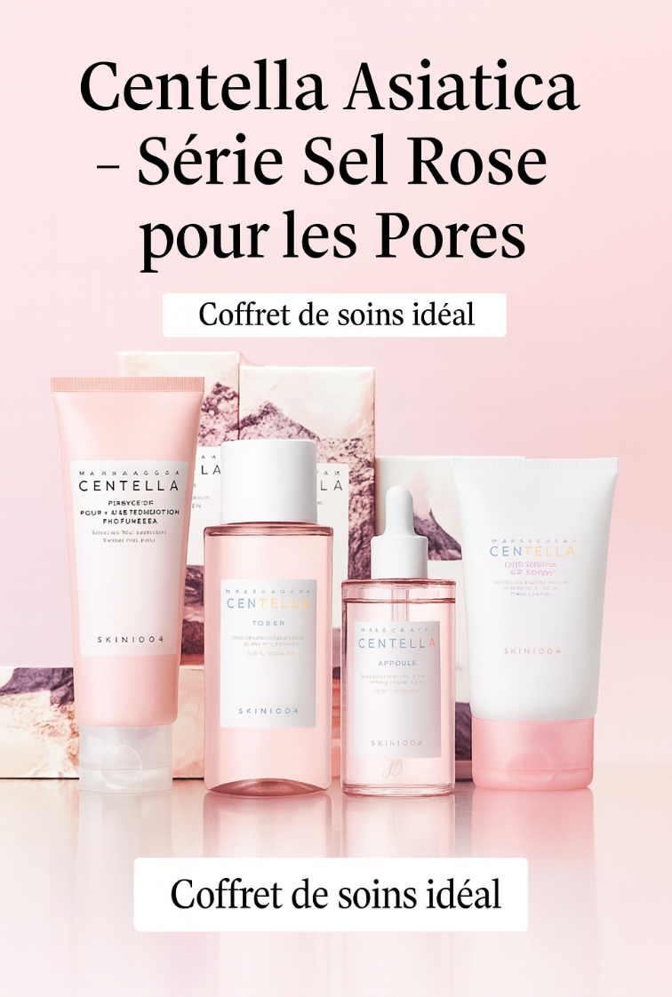 Coffret Centella Pink Salt – Nettoyant, sérum & hydratation