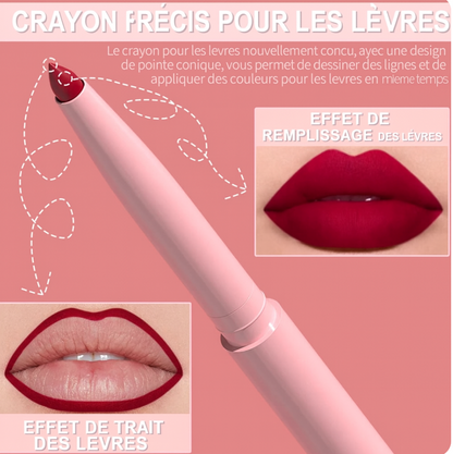 Coffret 6 crayons à lèvres – Longue tenue & waterproof