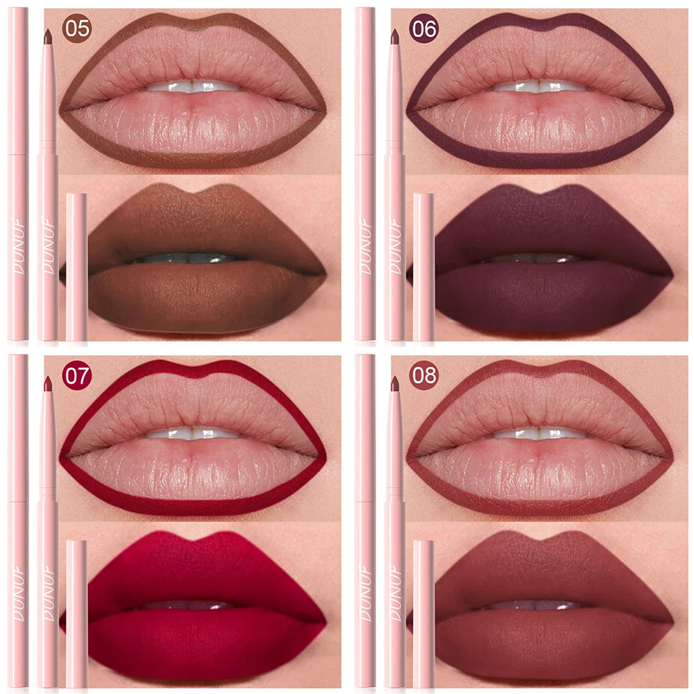 Coffret 6 crayons à lèvres – Longue tenue & waterproof