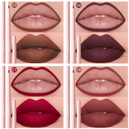 Coffret 6 crayons à lèvres – Longue tenue & waterproof