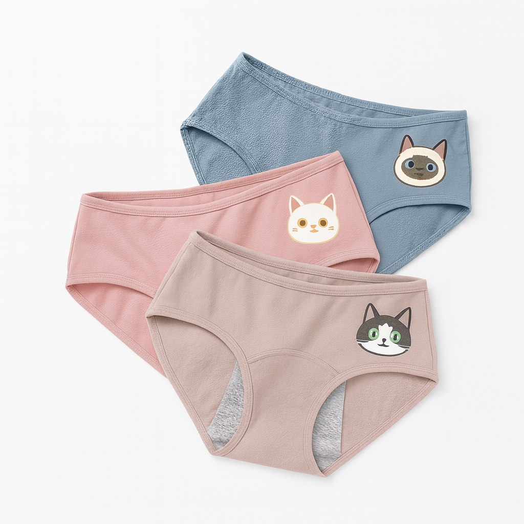 Culottes menstruelles coton – Grande absorption & anti-fuites
