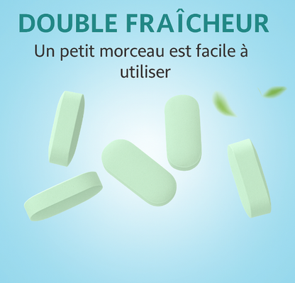 62 Comprimés Dentifrice à la Menthe – Hygiène bucco-dentaire fraîche et écologique