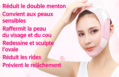 Masque V-Lift visage – Réducteur de double menton & anti-rides