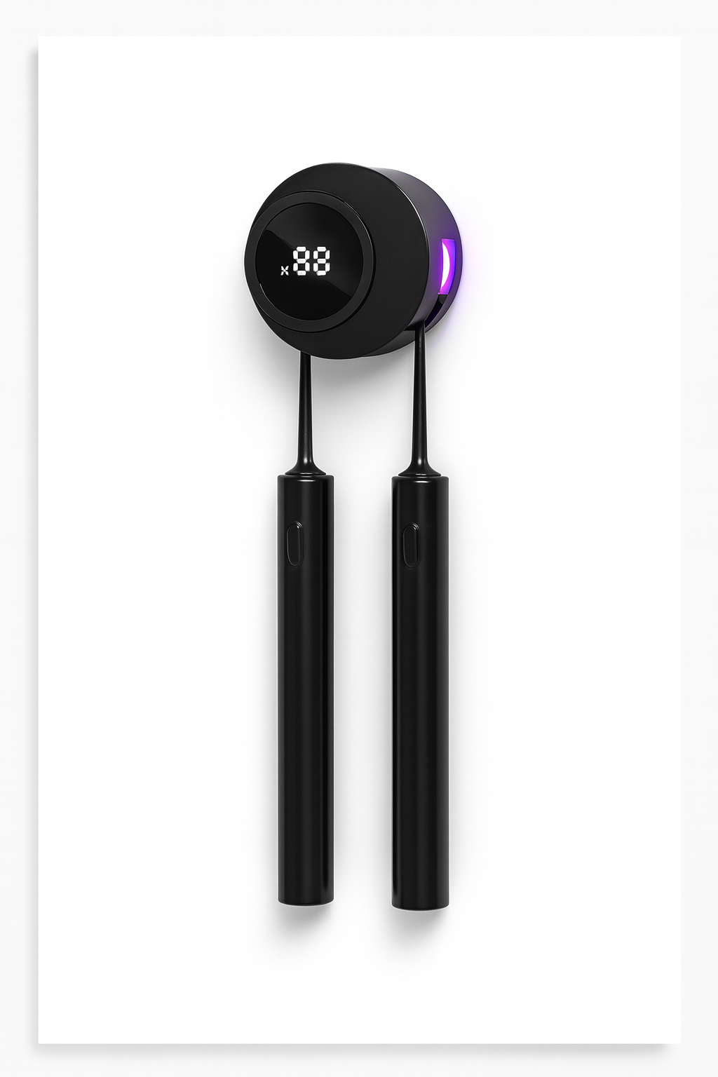 Porte-brosse à dents mural UV – Stérilisateur rechargeable avec écran LED