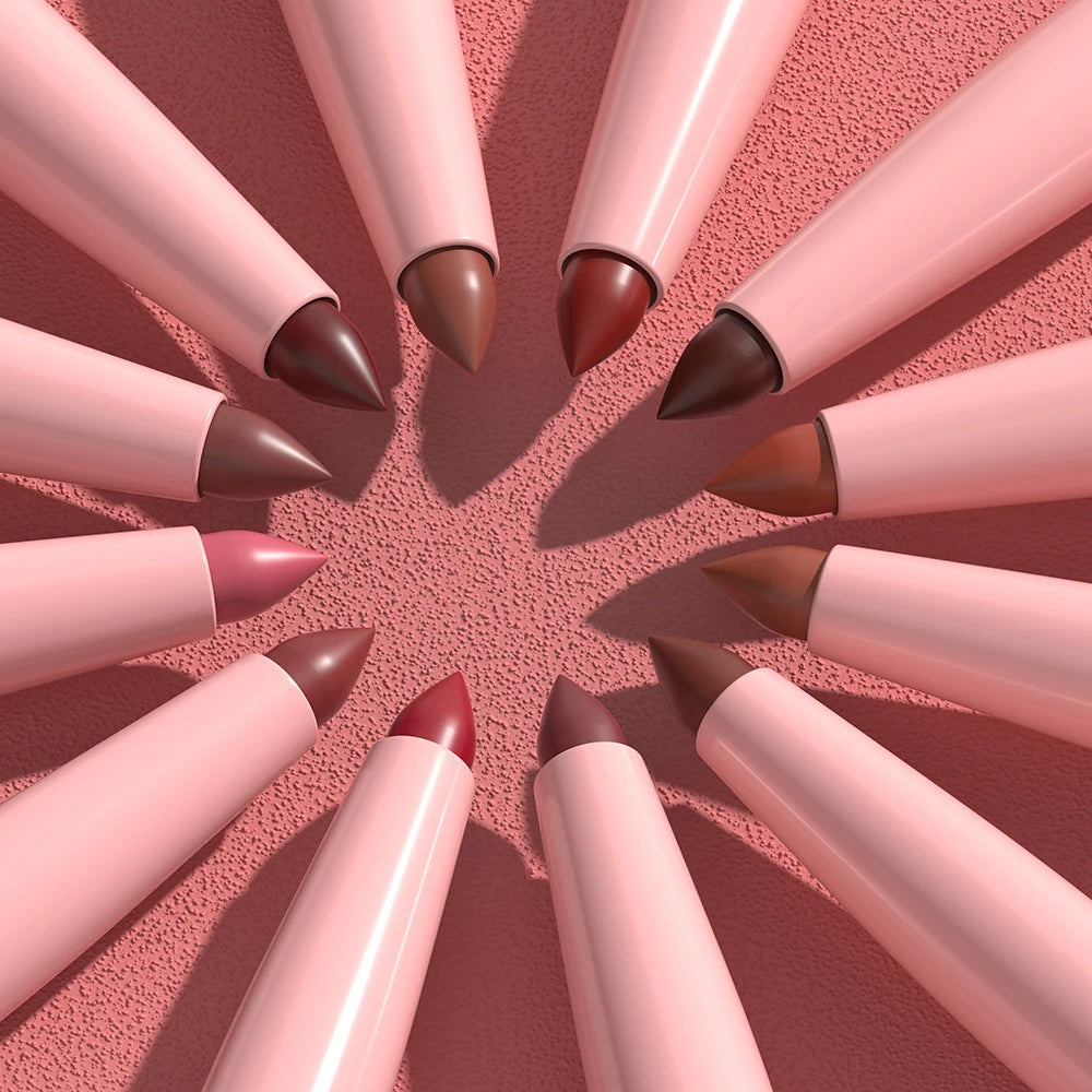 Coffret 6 crayons à lèvres – Longue tenue & waterproof